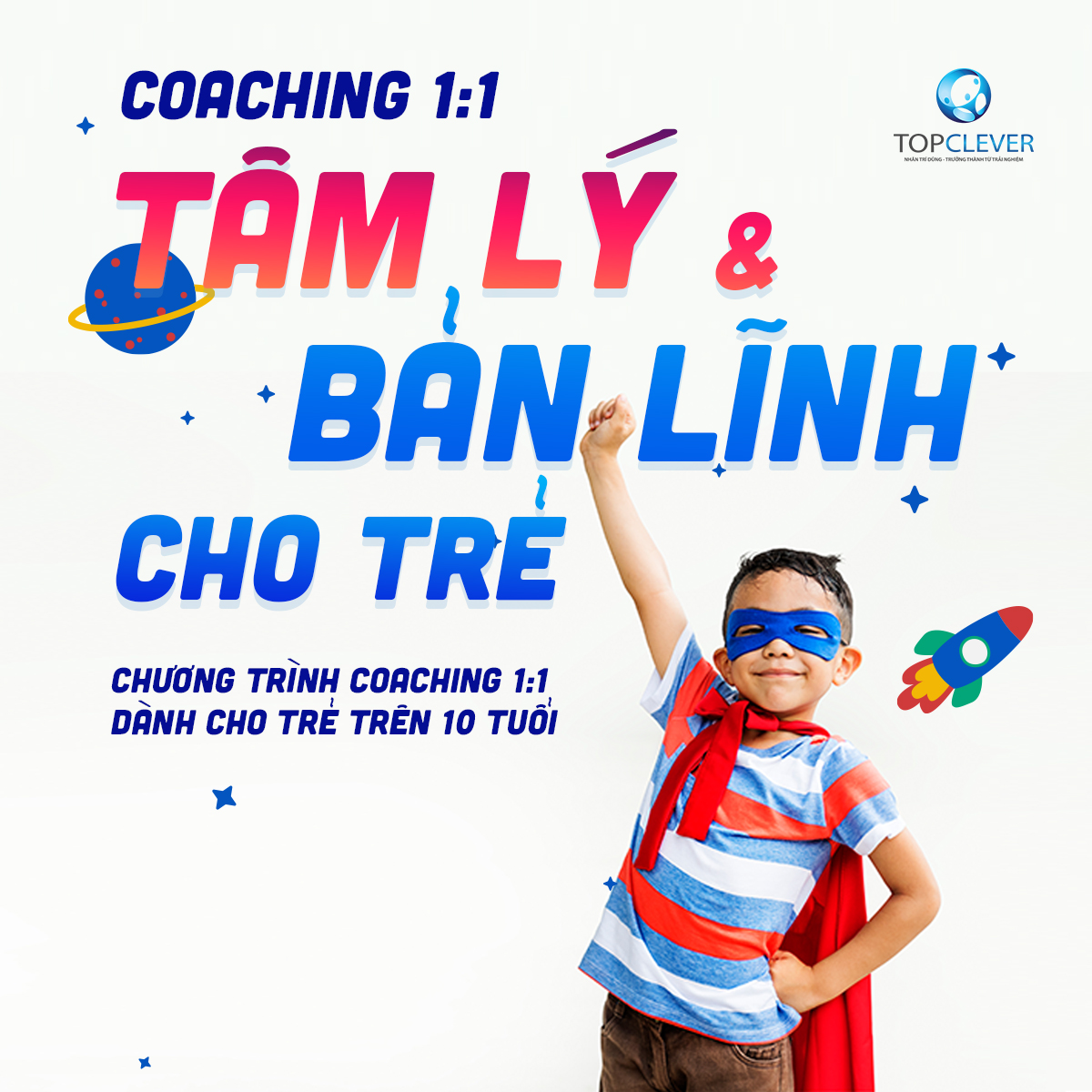 COACH 1:1 TRÍ TUỆ CẢM XÚC & TƯ DUY PHÁT TRIỂN CHO CON