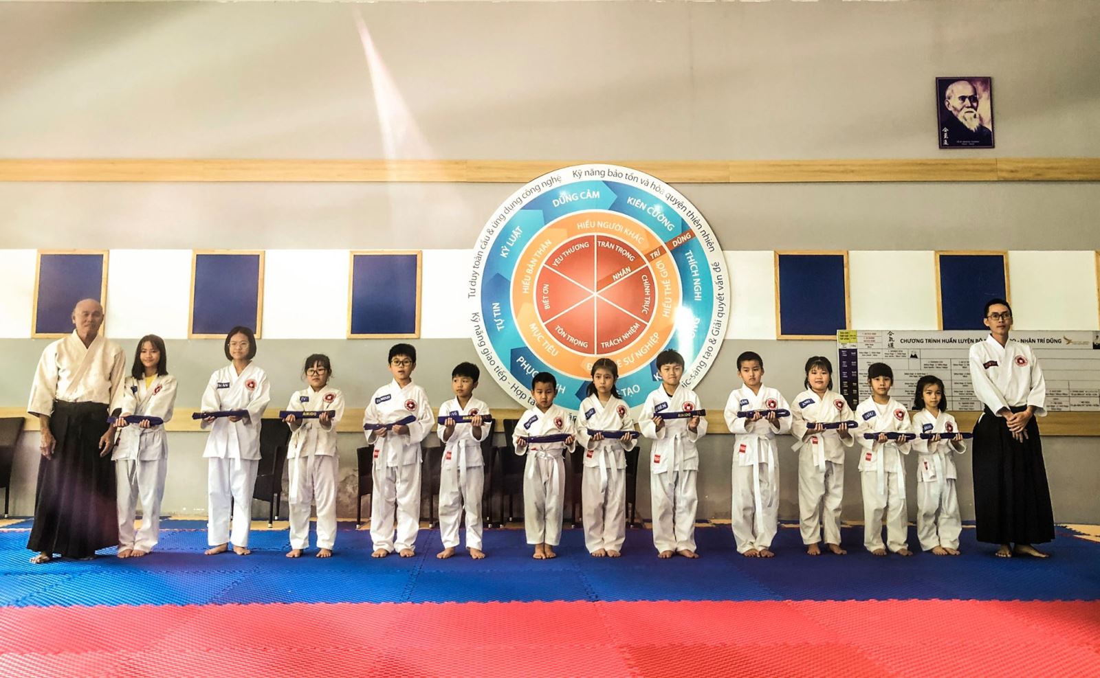 Học võ Aikido tại trung tâm Nhân Trí Dũng